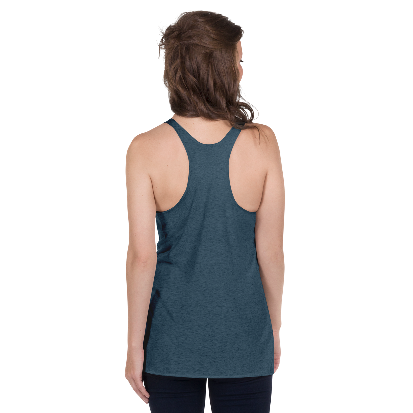 Women's Racerback Tank, Wild Series, Penguin Goggles