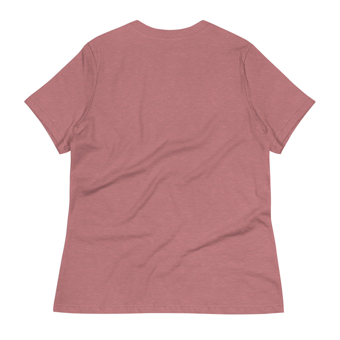 Women's Relaxed T-Shirt, Beware of Orange Cat_white letters